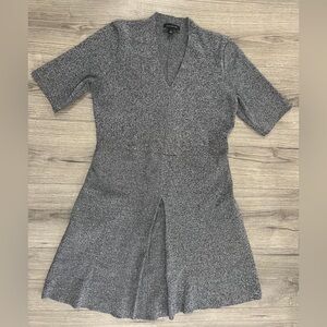 Ann Taylor Black Grey Dress